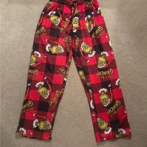 Dr. Seuss Red and Green Grinch Pajama Pants